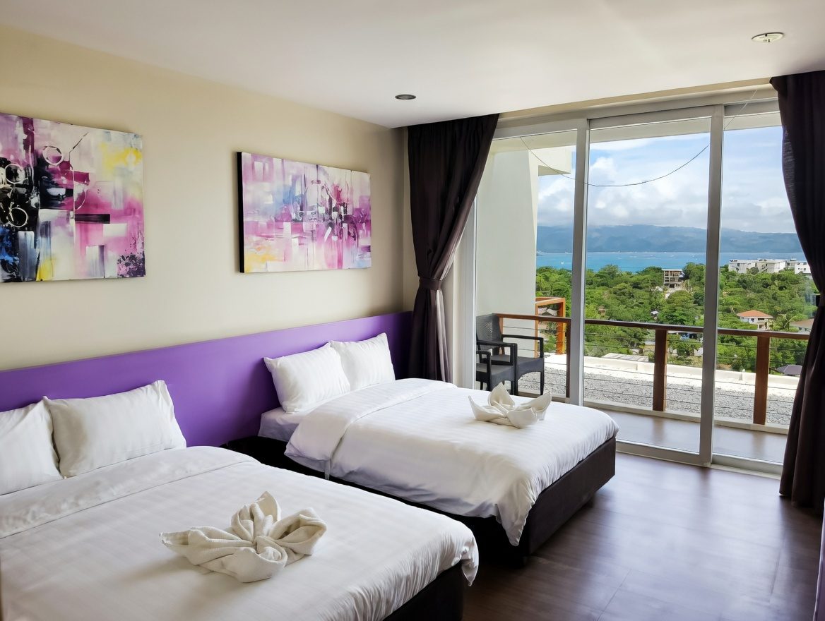 Room 4 at Caipirinha Villa, an 11-bedroom private villa in Diniwid, Boracay
