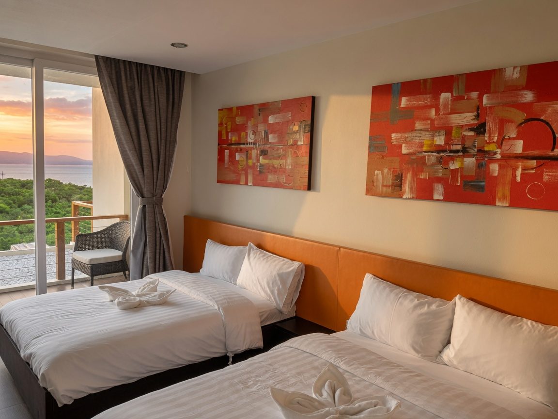 Room 5 at Caipirinha Villa, an 11-bedroom private villa in Diniwid, Boracay