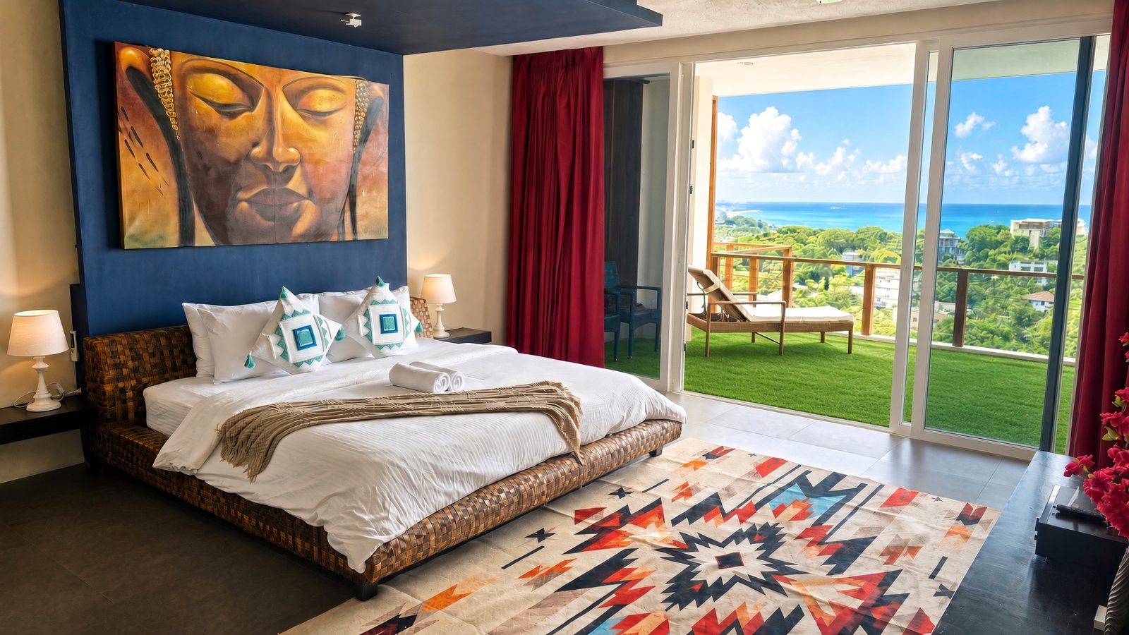 Room 7 (Master) at Caipirinha Villa, an 11-bedroom private villa in Diniwid, Boracay